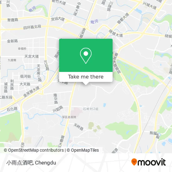 小雨点酒吧 map
