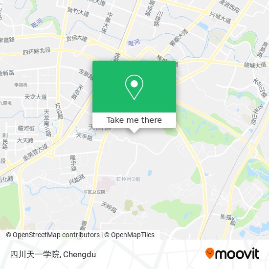 四川天一学院 map