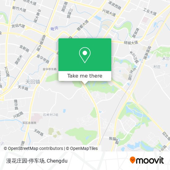 漫花庄园-停车场 map