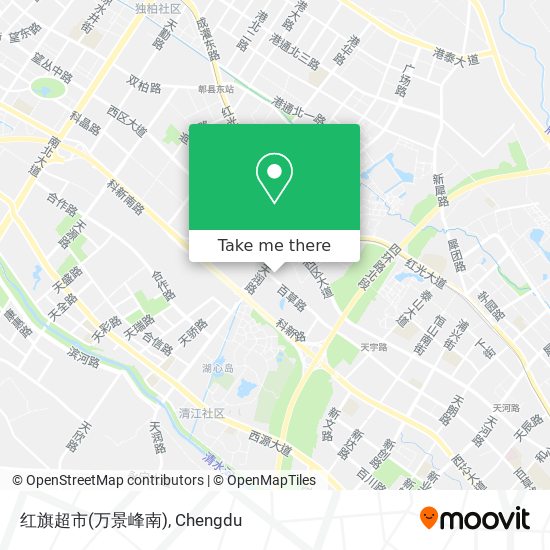红旗超市(万景峰南) map