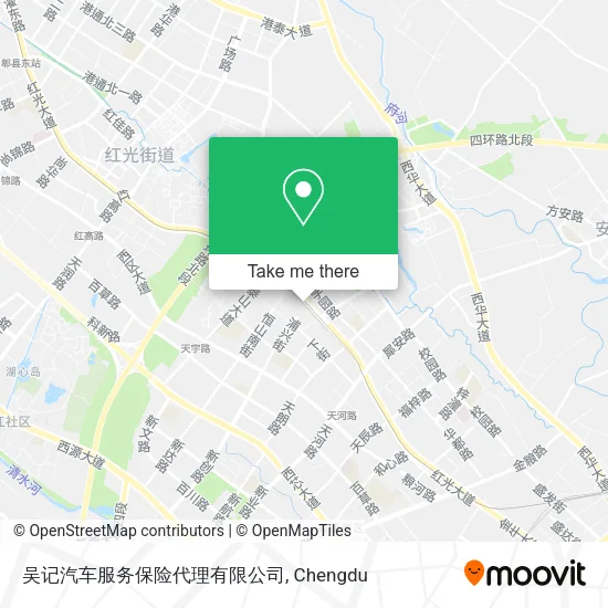 吴记汽车服务保险代理有限公司 map