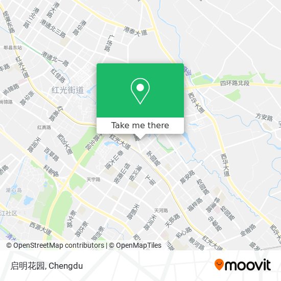 启明花园 map