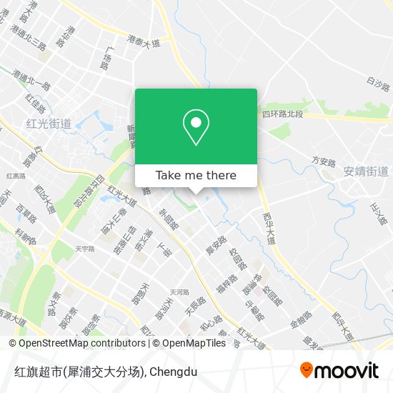 红旗超市(犀浦交大分场) map