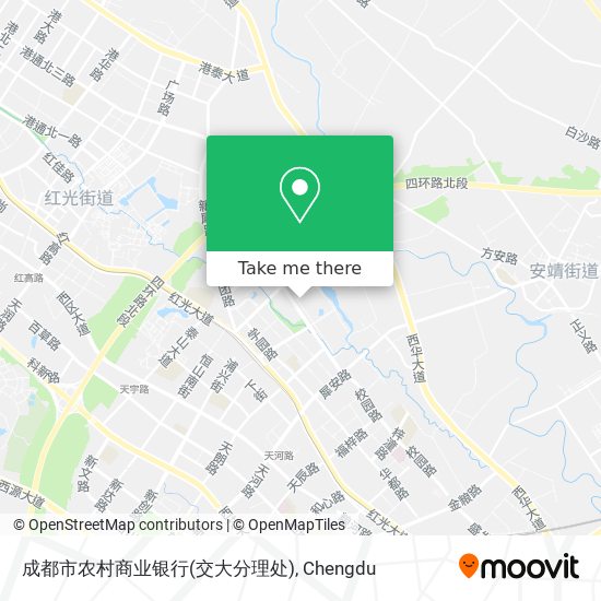 成都市农村商业银行(交大分理处) map
