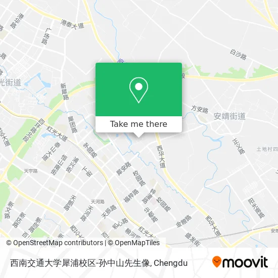 西南交通大学犀浦校区-孙中山先生像 map