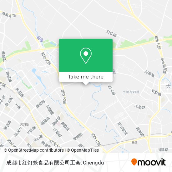 成都市红灯笼食品有限公司工会 map