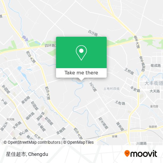 星佳超市 map