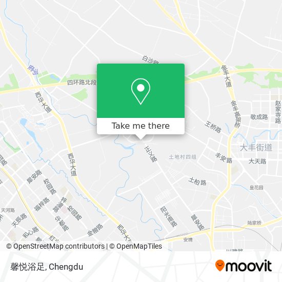 馨悦浴足 map