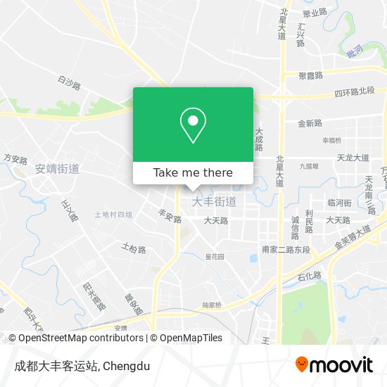 成都大丰客运站 map