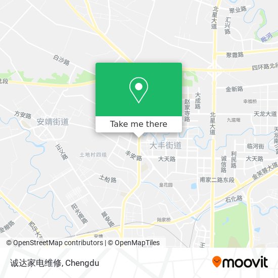 诚达家电维修 map