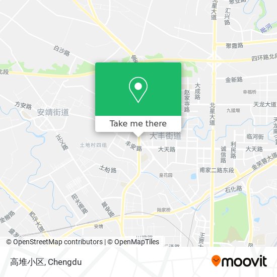 高堆小区 map