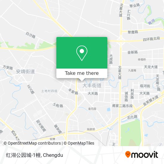 红湖公园城-1幢 map