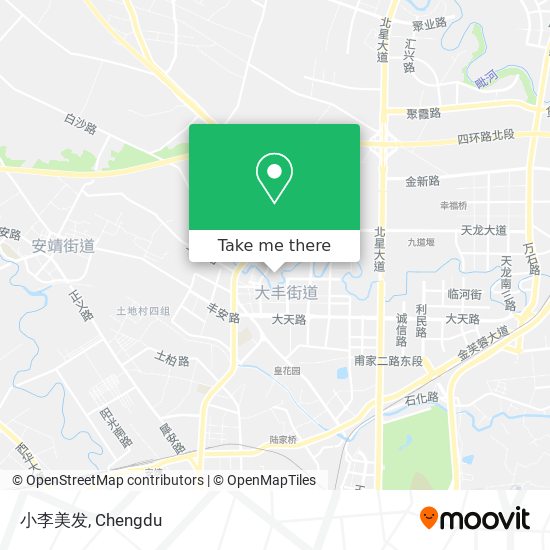 小李美发 map