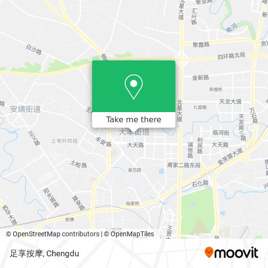 足享按摩 map