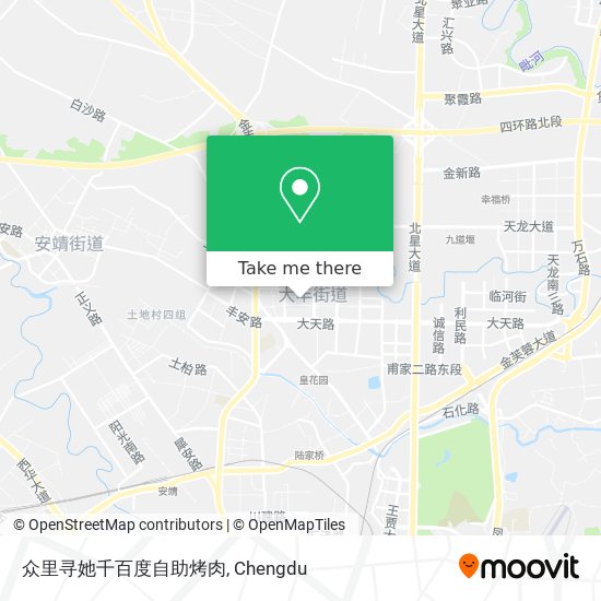 众里寻她千百度自助烤肉 map