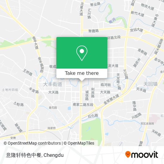 意隆轩特色中餐 map