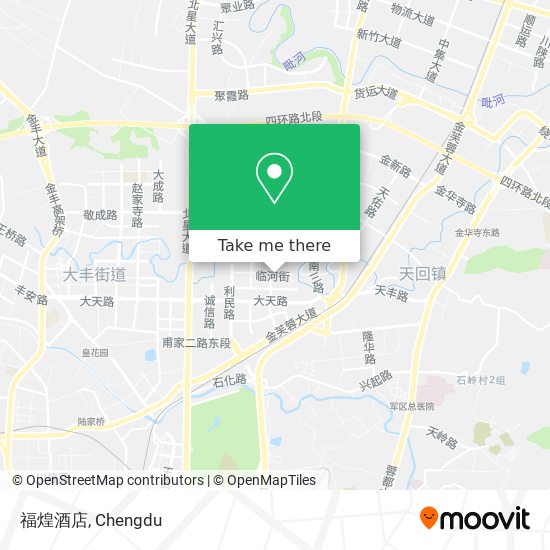 福煌酒店 map