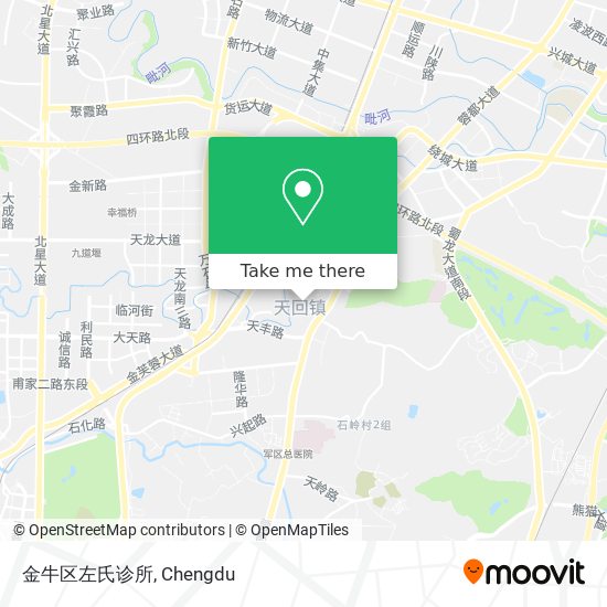 金牛区左氏诊所 map