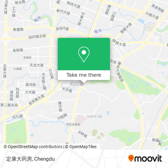 定康大药房 map