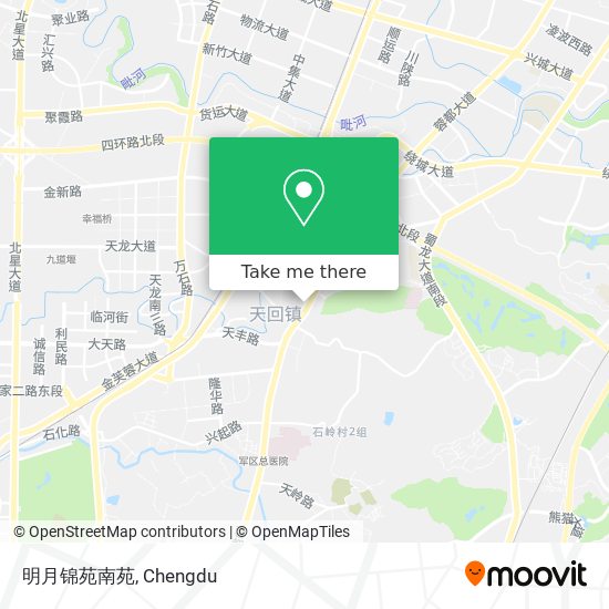 明月锦苑南苑 map