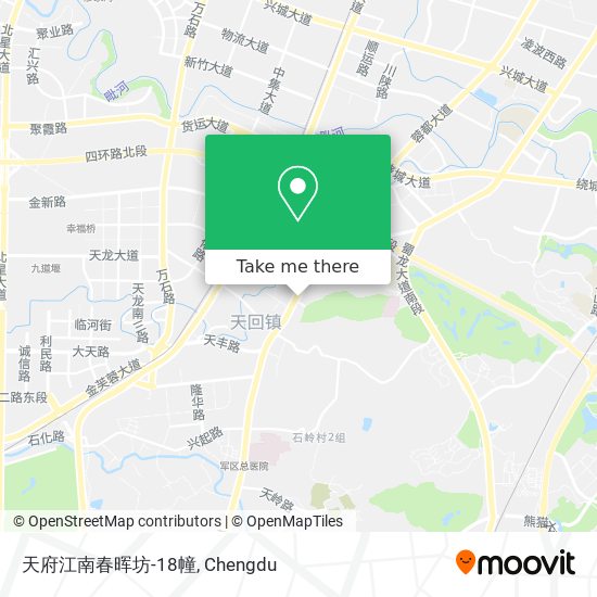 天府江南春晖坊-18幢 map