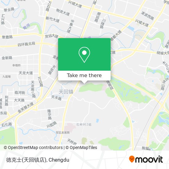 德克士(天回镇店) map