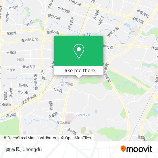 舞东风 map