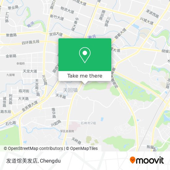 发道馆美发店 map
