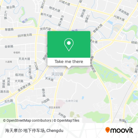 海天摩尔-地下停车场 map