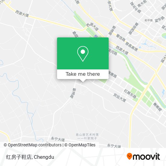 红房子鞋店 map