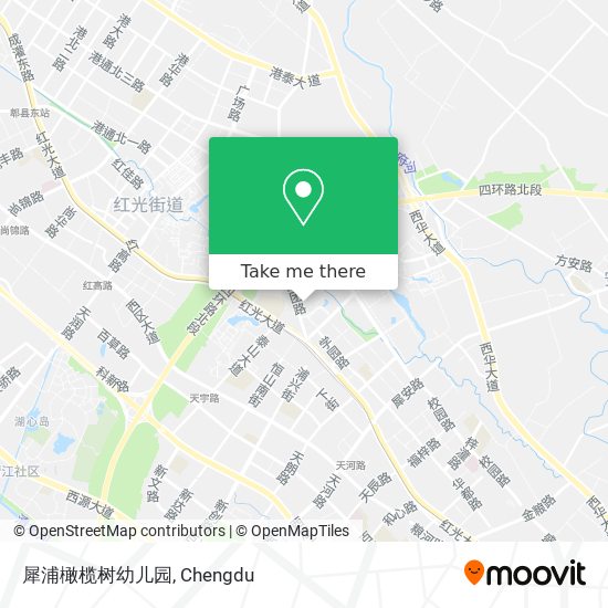 犀浦橄榄树幼儿园 map