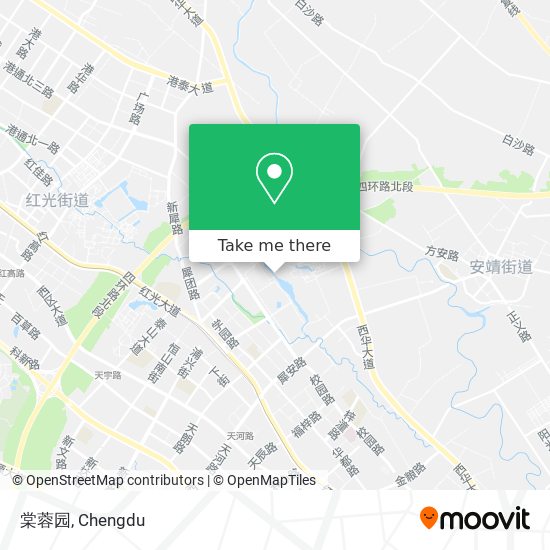棠蓉园 map