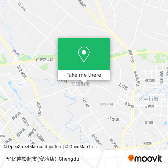 华亿连锁超市(安靖店) map