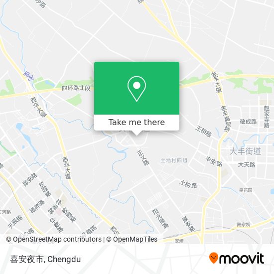 喜安夜市 map