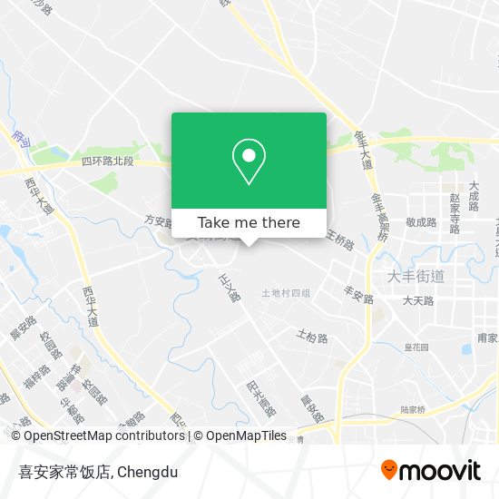 喜安家常饭店 map