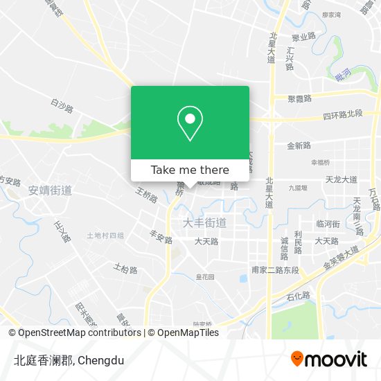 北庭香澜郡 map