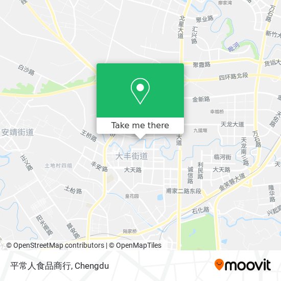 平常人食品商行 map