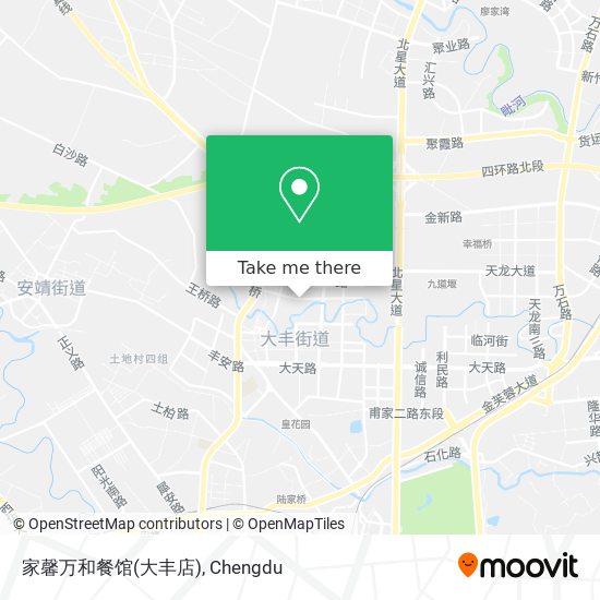 家馨万和餐馆(大丰店) map