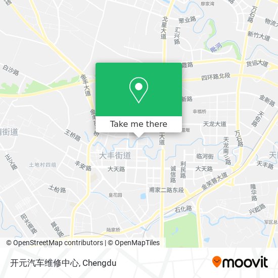 开元汽车维修中心 map