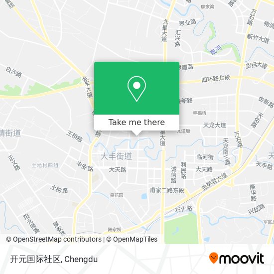 开元国际社区 map