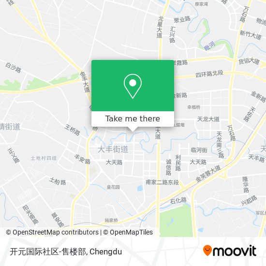 开元国际社区-售楼部 map