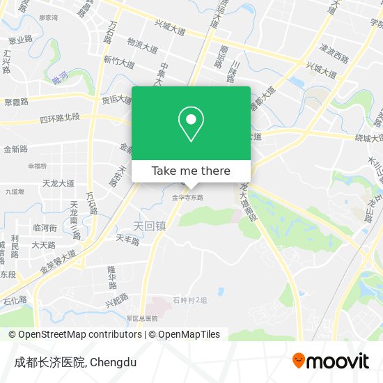 成都长济医院 map