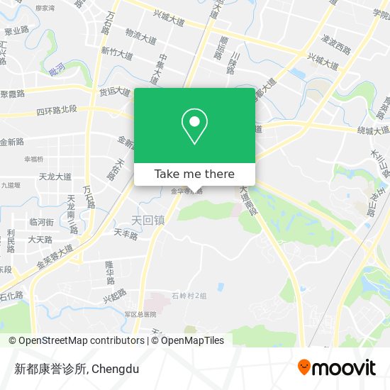 新都康誉诊所 map