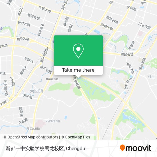 新都一中实验学校蜀龙校区 map