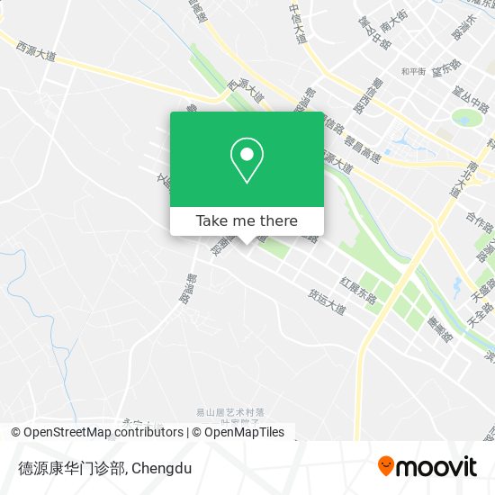 德源康华门诊部 map