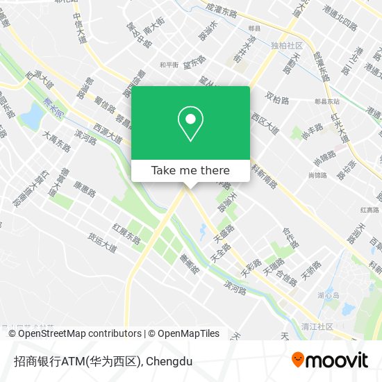 招商银行ATM(华为西区) map