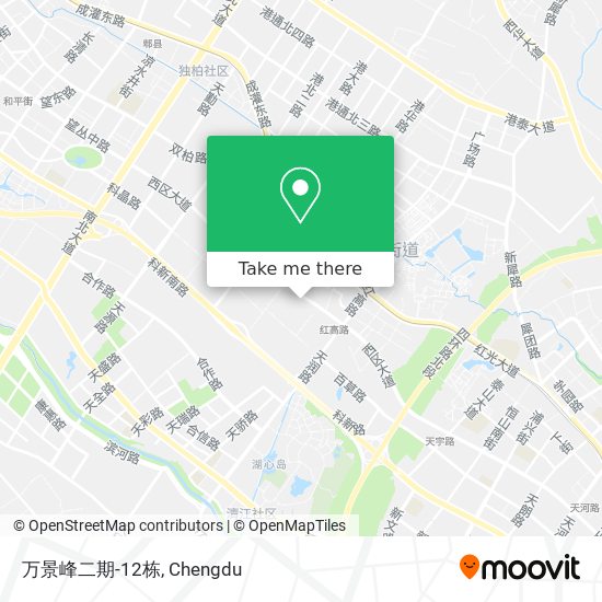 万景峰二期-12栋 map