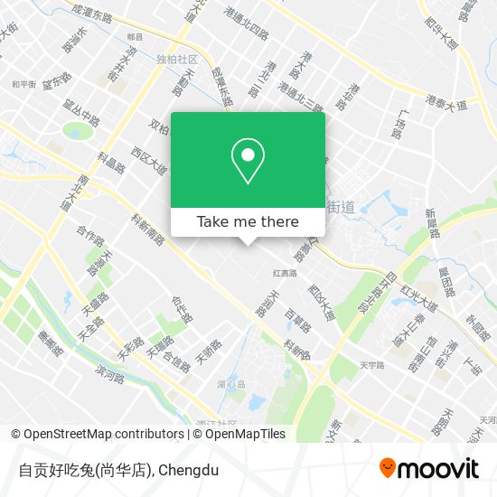 自贡好吃兔(尚华店) map