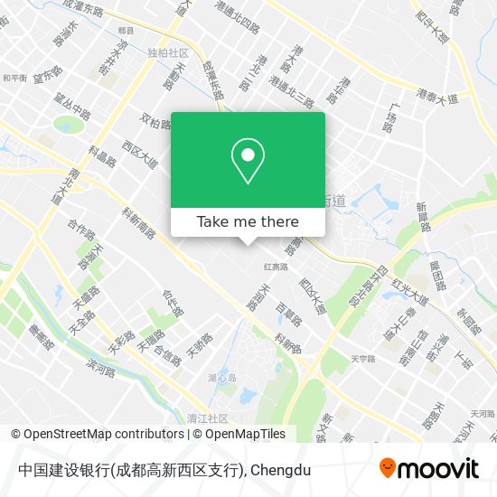 中国建设银行(成都高新西区支行) map
