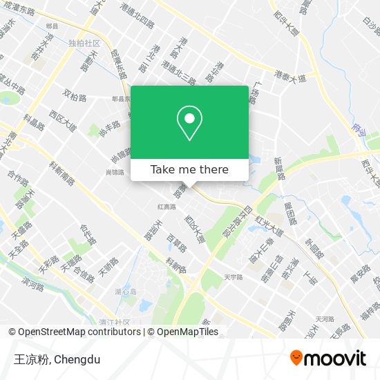 王凉粉 map